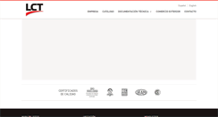 Desktop Screenshot of lct.com.ar